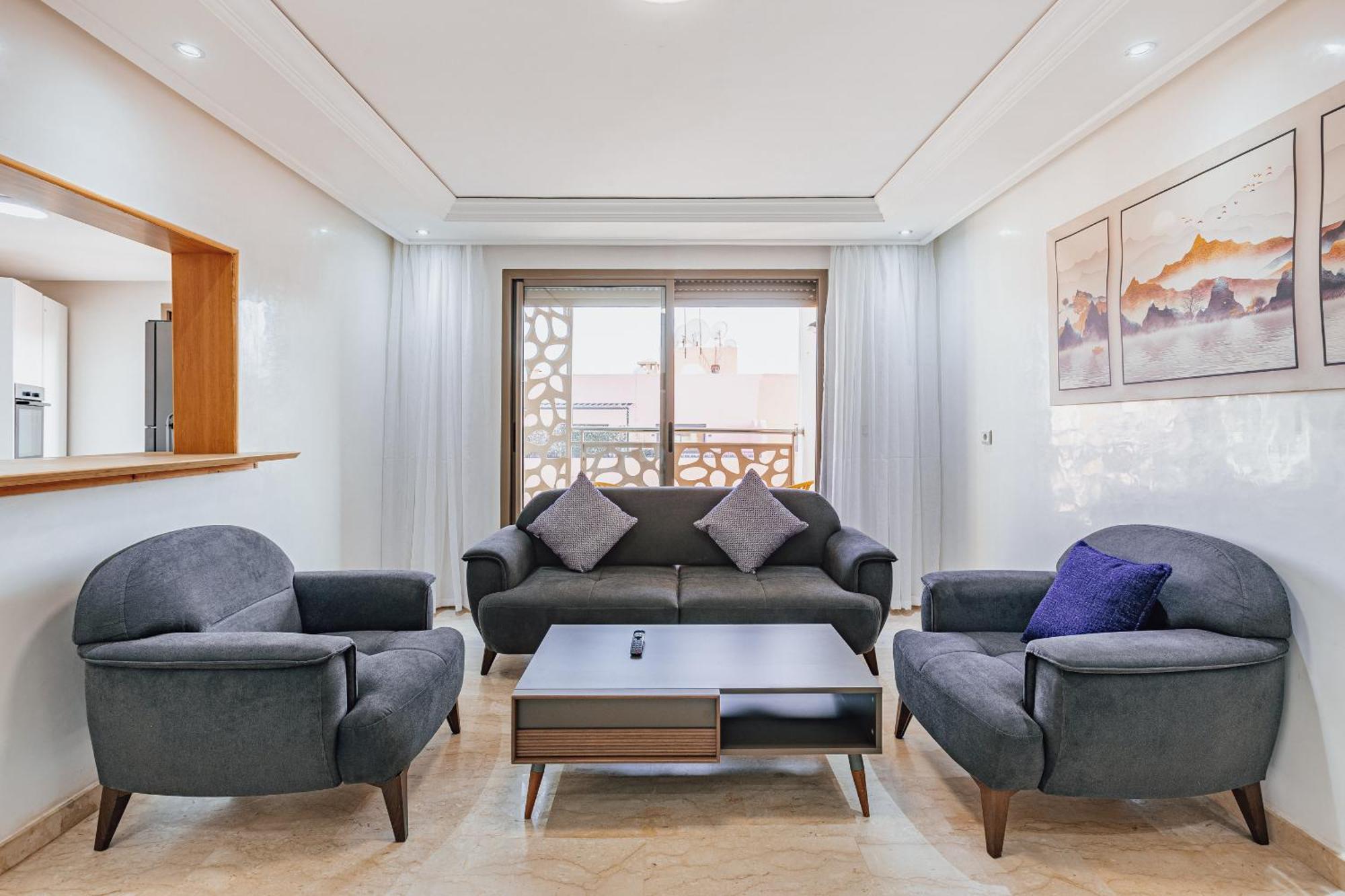 Migdal Gueliz Apart Hotel มาร์ราเกช ภายนอก รูปภาพ